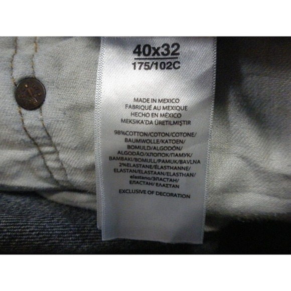 Polo Ralph Lauren Jeans Mens 40x32 Blue Denim Varick Slim Straight Dark Wash - Picture 9 of 15